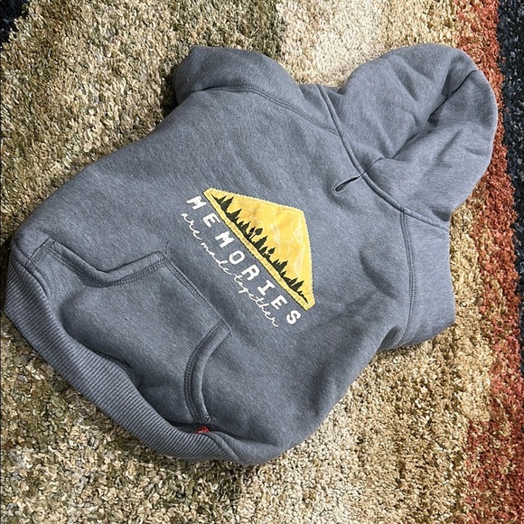 Reddy Dog Hoodie Memories are Made Together Gray Dog Sweater Large NWOT - Picture 1 of 11